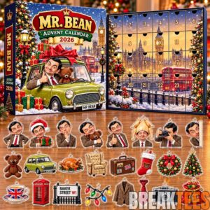 Mr. Bean And Teddy Christmas 2026 Advent Calendar