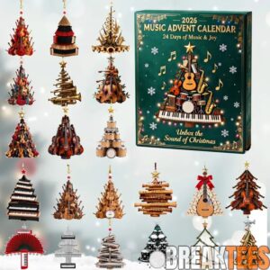 Music Advent Calendar 2026 – 24 Day Christmas Countdown with Musical Instrument