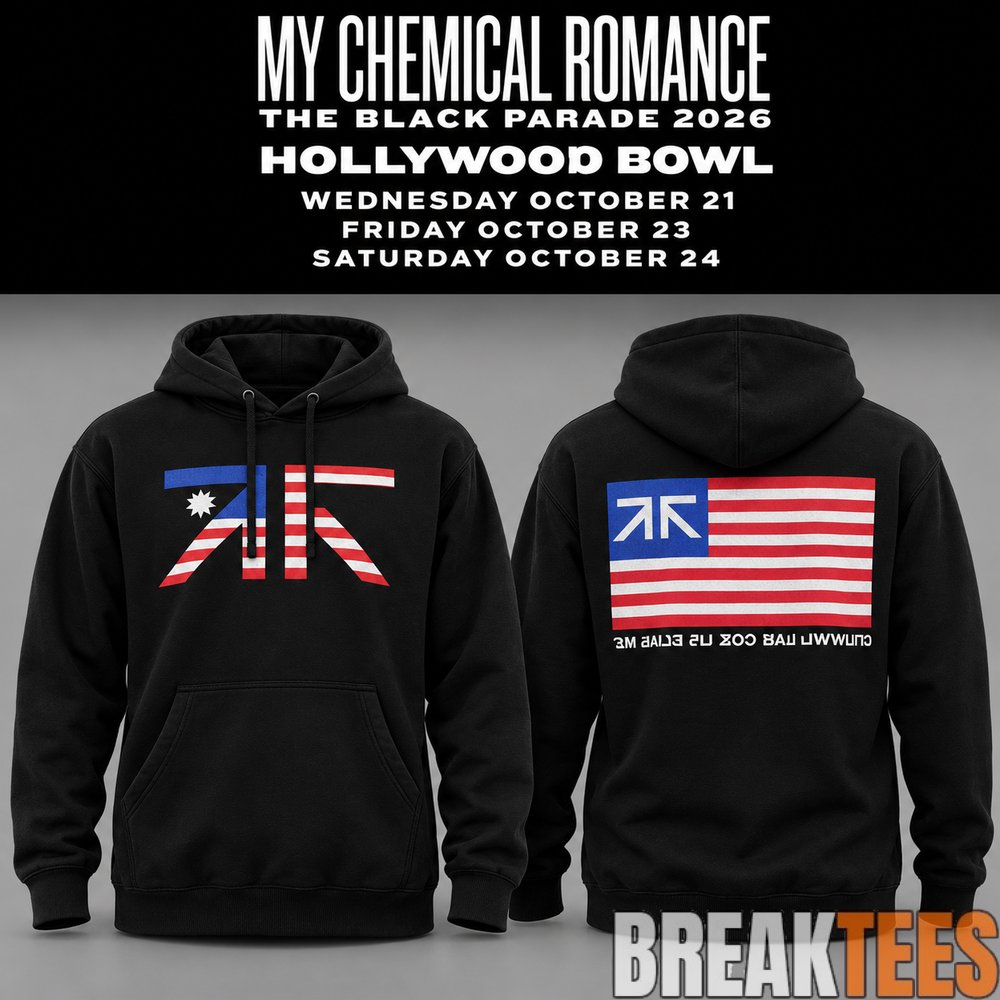 My Chemical Romance Hollywood Bowl 2026 Hoodie My Chemical Romance Hollywood Bowl 2026 Hoodie