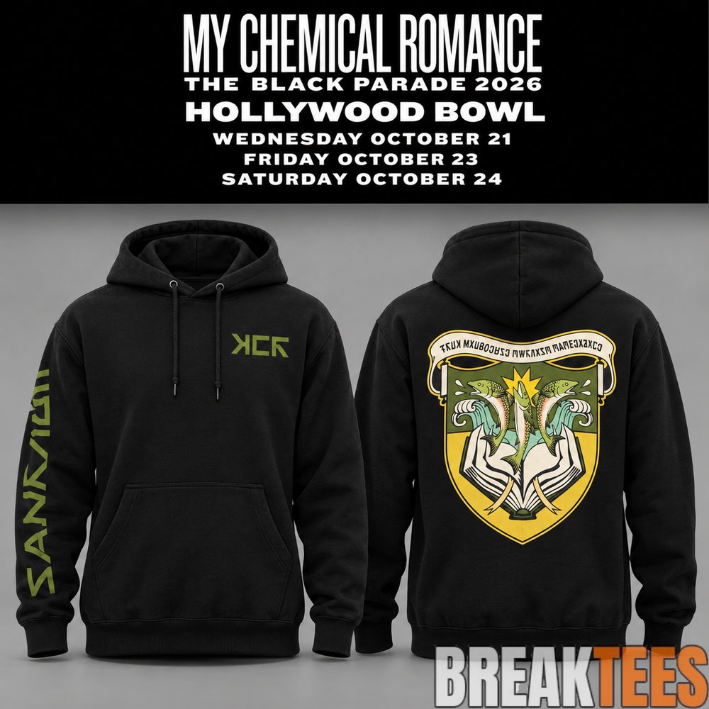 My Chemical Romance Hollywood Bowl 2026 Hoodie My Chemical Romance Hollywood Bowl 2026 Hoodie