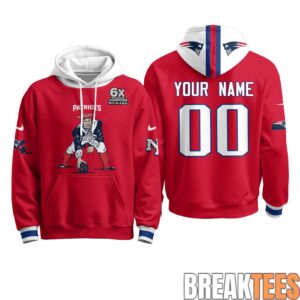 New England Patriots Minuteman Edition Custom Fleece Hoodie 3