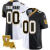 New Orleans Saints x LSU Tigers 2026 Custom Split Football Jersey