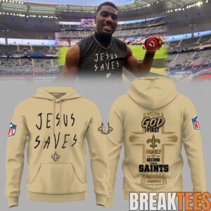 New Orleans Saints Jesus Saves Special Hoodie