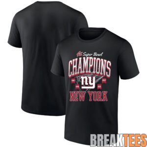 New York Giants 4x Super Bowl Champions T-Shirt