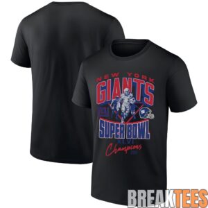 New York Giants 4x Super Bowl Champions T-Shirt 1