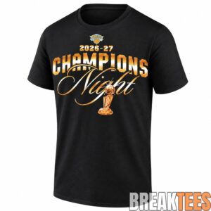 New York Knicks Champions 2026 Night T-Shirt 1