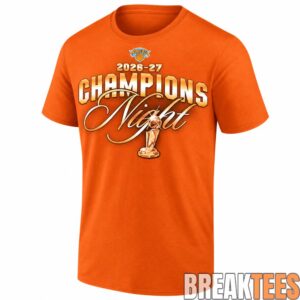 New York Knicks Champions 2026 Night T-Shirt 2