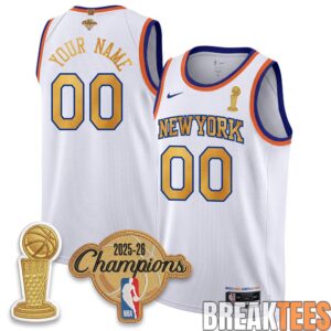 New York Knicks Champions Night Custom Basketball Jersey