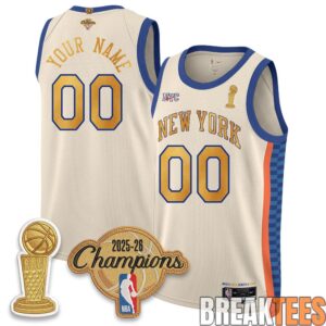 New York Knicks Champions Night Custom Basketball Jersey 1
