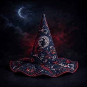 New England Patriots Halloween Quilted Witch Hat