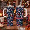 Minnesota Vikings Special Tumbler 40oz with Handle Christmas For Fan