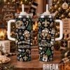New York Giants Special Tumbler 40oz with Handle Christmas For Fan