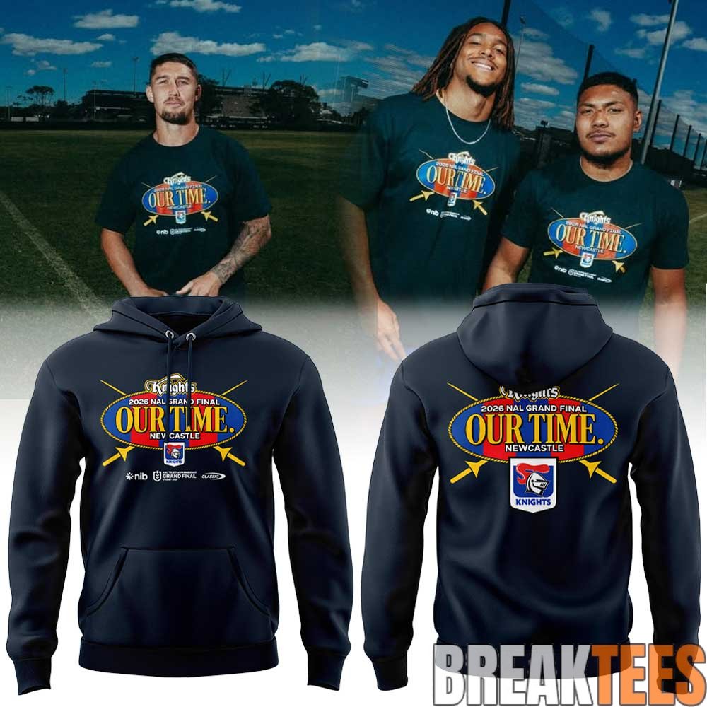 Newcastle Knights commemorating the OUR TIME Hoodie Newcastle Knights commemorating the OUR TIME Hoodie