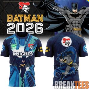 Newcastle Knights x 2026 Batman Superhero Shirt