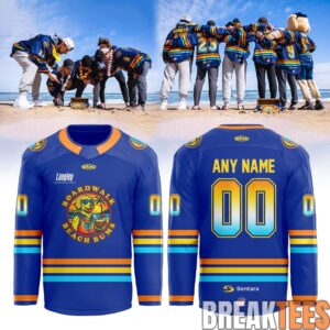 Norfolk Admirals Beach Bums Night 2026 Hockey Jersey