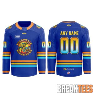 Norfolk Admirals Beach Bums Night 2026 Hockey Jersey 1