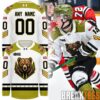 Toledo Walleye 2026 Military Appreciation Night Custom Hockey Jersey