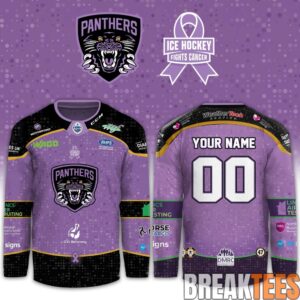 Nottingham Panthers 2026 Hockey Fights Cancer Hockey Jersey