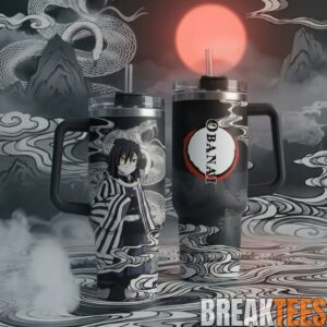 Obanai Iguro Demon Slayer 40oz Stainless Steel Tumbler with Handle