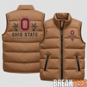 Ohio State Buckeyes 2026 Military Appreciation Puffer Vest 2