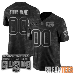 Ohio State Buckeyes 2026 Salute to Service Custom Football Jersey 1