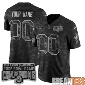 Ohio State Buckeyes 2026 Salute to Service Custom Football Jersey 2
