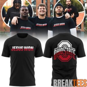 Ohio State Buckeyes JESUS WON 3rd Annual Fall Kickoff T-Shirt 2026