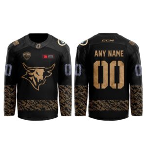 Omaha Hockey’s 2026 Military Appreciation Custom Jersey 1