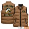 Oregon Ducks 2026 Military Appreciation Camo Puffer Vest Oregon Ducks 2026 Military Appreciation Camo Puffer Vest