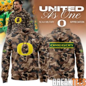 Oregon Ducks 2026 Military Appreciation Special Edition Hoodie