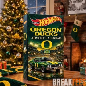 Oregon Ducks Hot Wheels Advent Calendar 2026 1