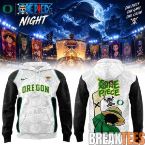 Oregon Ducks x One Piece Night 2026 Graphic Hoodie