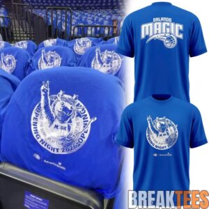 Orlando Magic Opening Night 2026 Blue Play The Song Graphic T-Shirt
