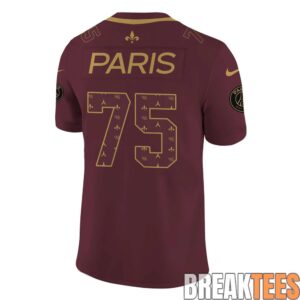 PSG x NFL New Orleans Saints Custom Football Jersey 2