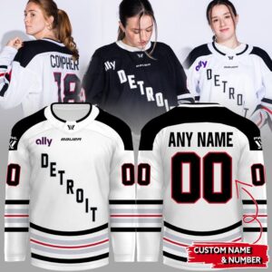 PWHL Detroit 2026 Personalized Hockey Jersey 1