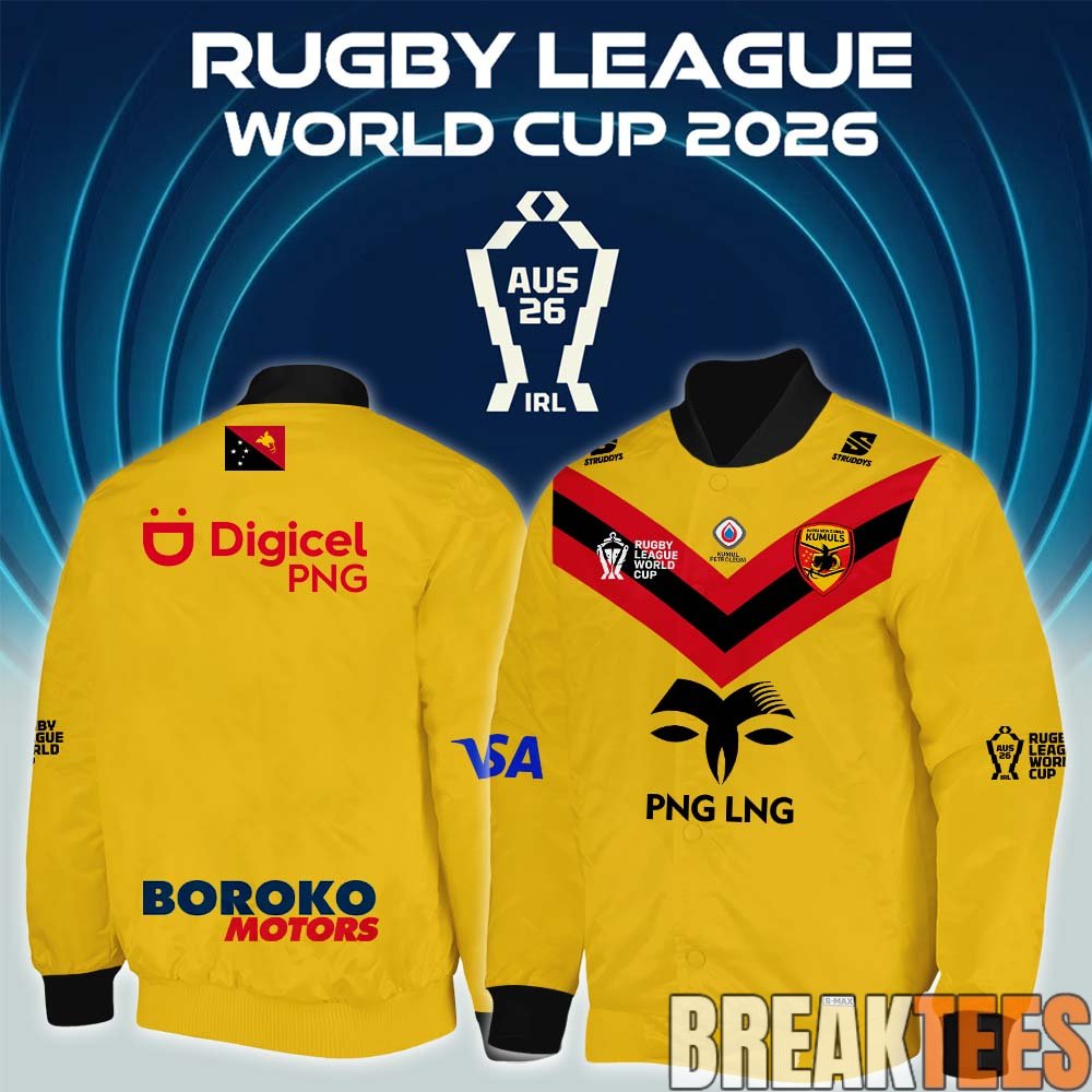 Papua New Guinea Rugby League World Cup 2026 Bomber Papua New Guinea Rugby League World Cup 2026 Bomber