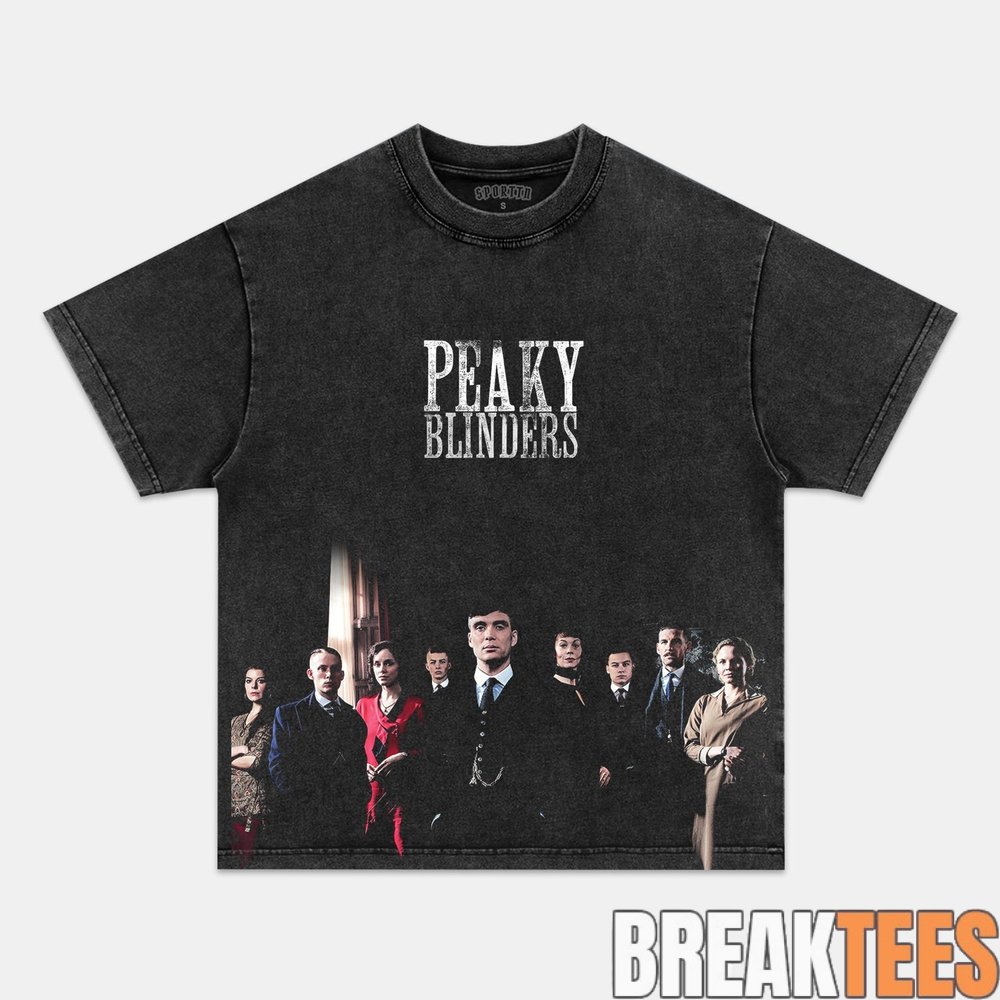 Peaky Blinders Tommy Shelby and Family Standing Together T-Shirt Peaky Blinders Tommy Shelby and Family Standing Together T-Shirt