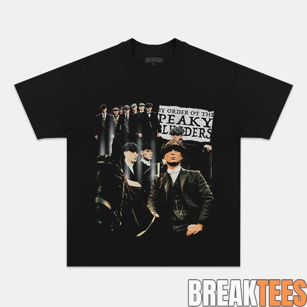 Peaky Blinders Tommy Shelby and Family Standing Together T-Shirt Peaky Blinders Tommy Shelby and Family Standing Together T-Shirt