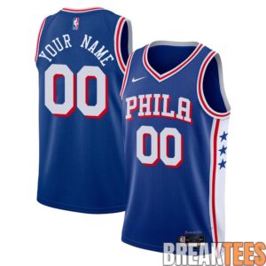 Philadelphia 76ers Superteam Custom Basketball Jersey
