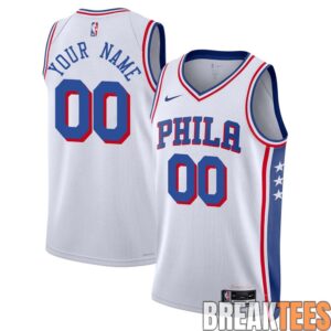 Philadelphia 76ers Superteam Custom Basketball Jersey 1