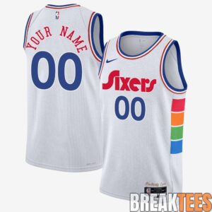 Philadelphia 76ers Superteam Custom Basketball Jersey 2