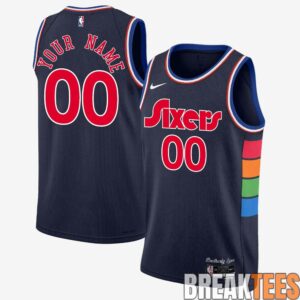 Philadelphia 76ers Superteam Custom Basketball Jersey 3