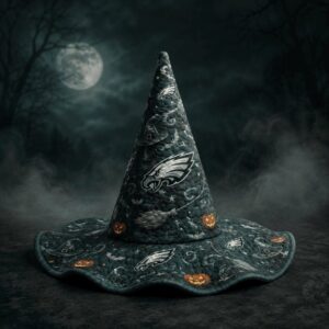 Philadelphia Eagles Halloween Quilted Witch Hat