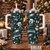 New York Jets Special Tumbler 40oz with Handle Christmas For Fan