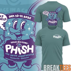 Phish Huntsville '26 Event at Huntsville, Alabama Shirt 🎸🐠 1