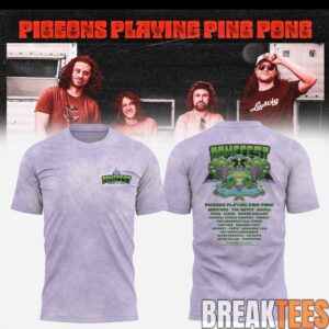 Pigeons Playing Ping Pong Band 2026 T-Shirt