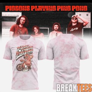 Pigeons Playing Ping Pong Band 2026 T-Shirt 1