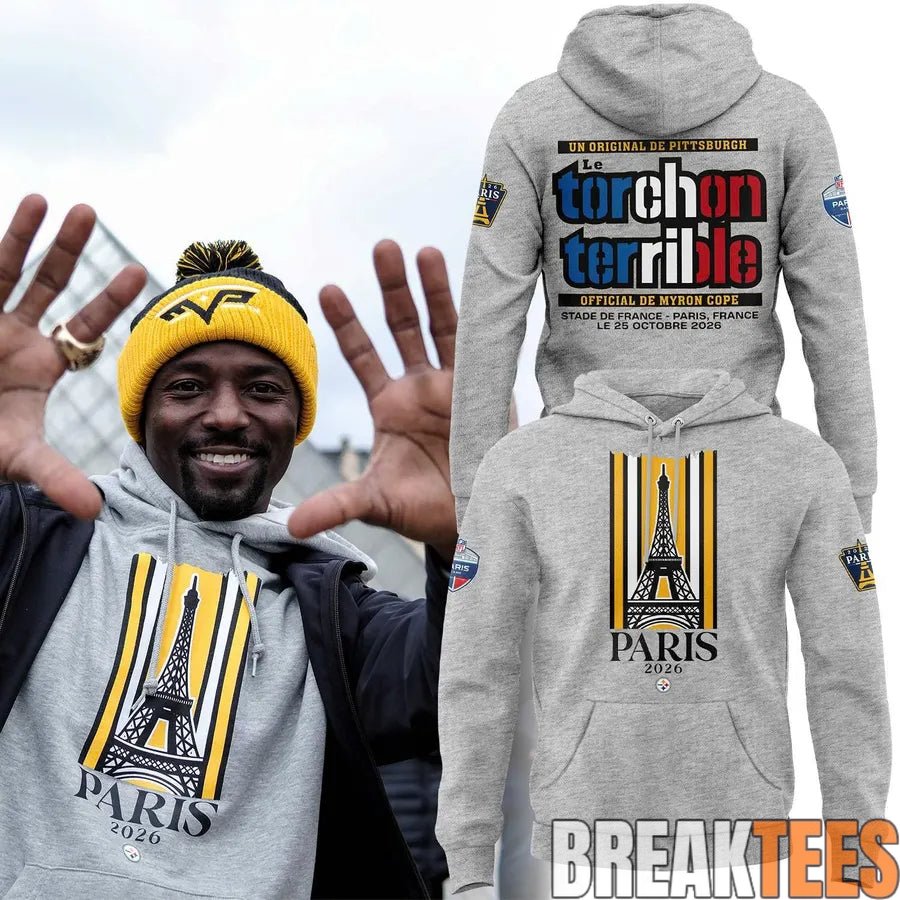 Pittsburgh Steelers 2026 NFL Paris Game Special Hoodie Pittsburgh Steelers 2026 NFL Paris Game Special Hoodie