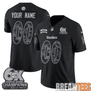 Pittsburgh Steelers 2026 Salute to Service Edition Custom Football Jersey