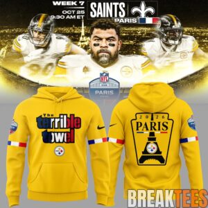 Pittsburgh Steelers NFL Paris Game 2026 Special Hoodie 1